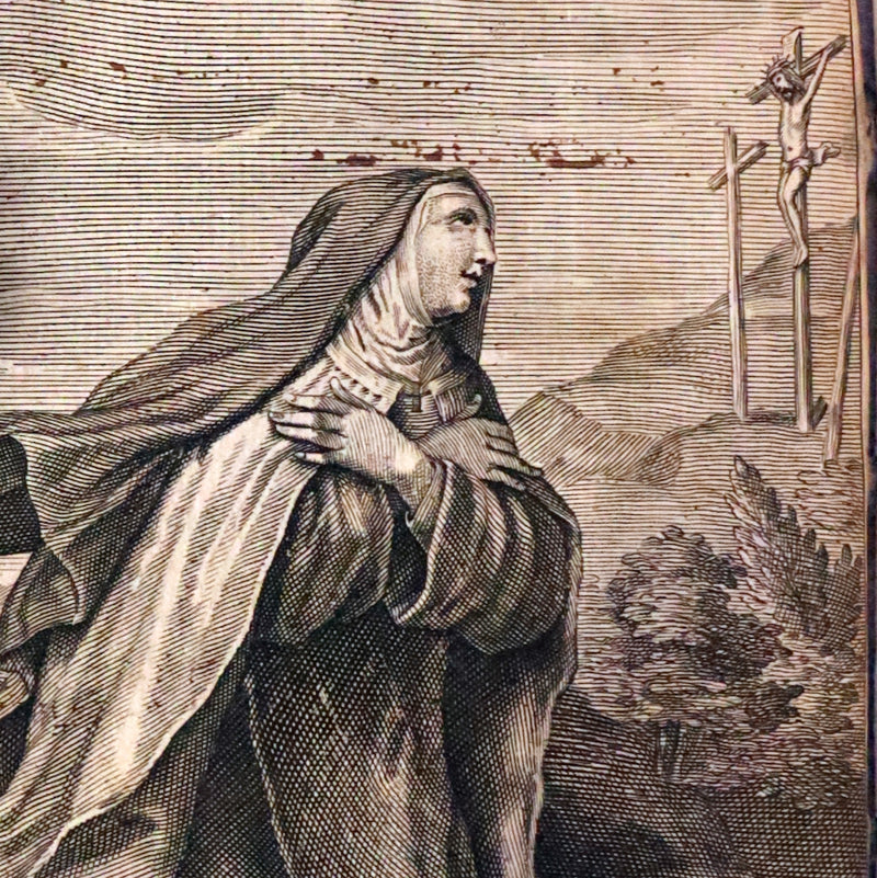 1688 Scarce French Book - Works of Saint Teresa of Avila by Robert Arnauld d'Andilly.