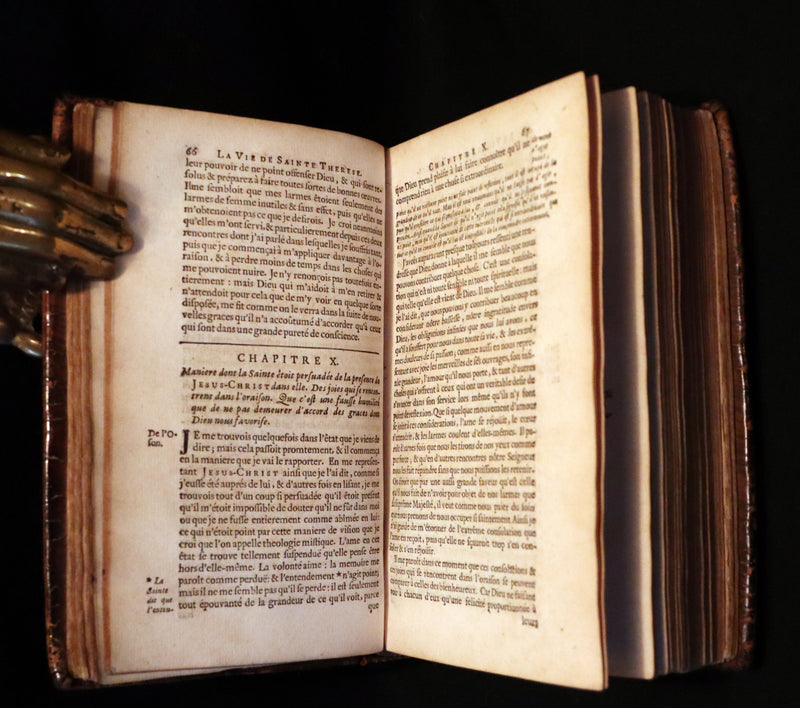 1688 Scarce French Book - Works of Saint Teresa of Avila by Robert Arnauld d'Andilly.
