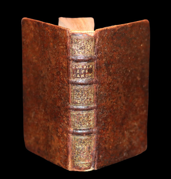1651 Rare Latin Book -Johannes Arnoldi Corvinus Canon Law through Aphorisms - Jus Canonicum Per Aphorismos.