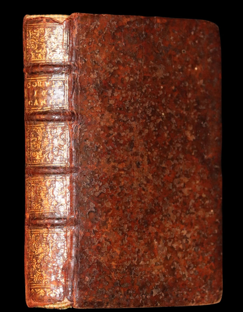 1651 Rare Latin Book -Johannes Arnoldi Corvinus Canon Law through Aphorisms - Jus Canonicum Per Aphorismos.