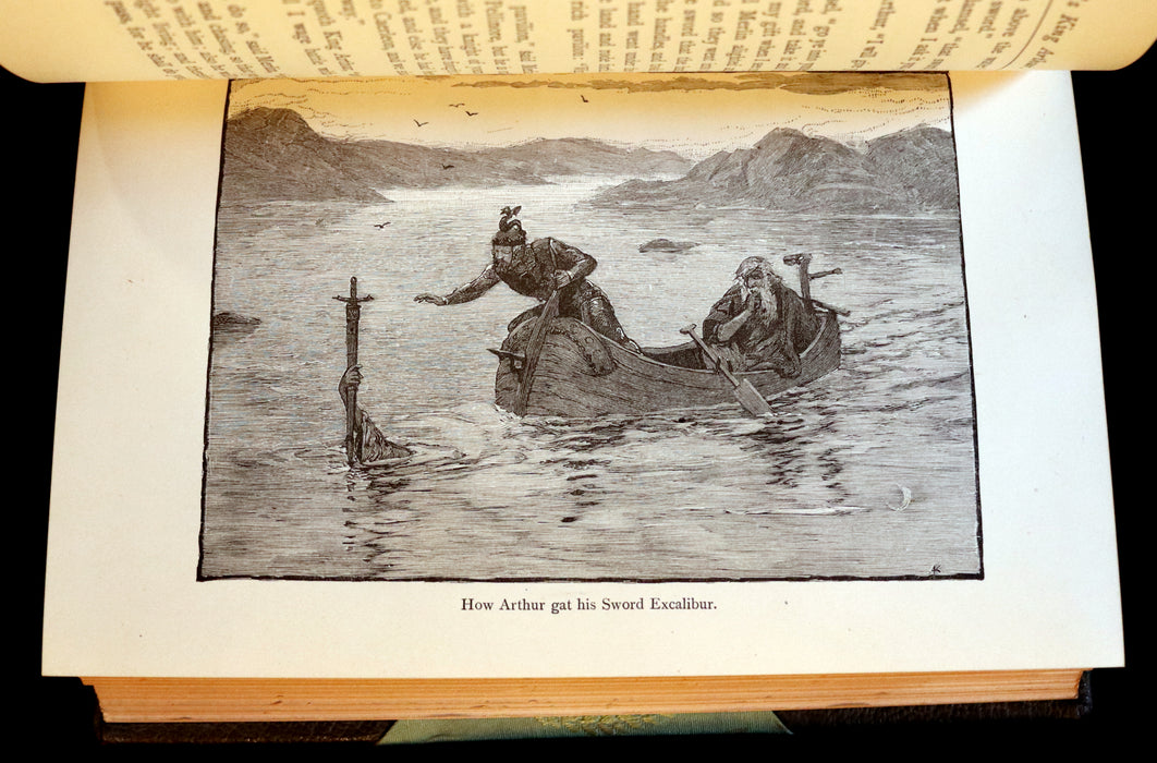 1896 Rare Book - The Boy's KING ARTHUR and of His Noble Knights of the Round Table illustrated.