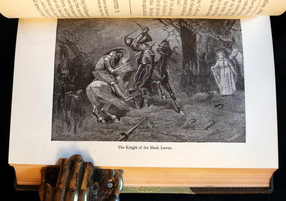 1896 Rare Book - The Boy's KING ARTHUR and of His Noble Knights of the Round Table illustrated.