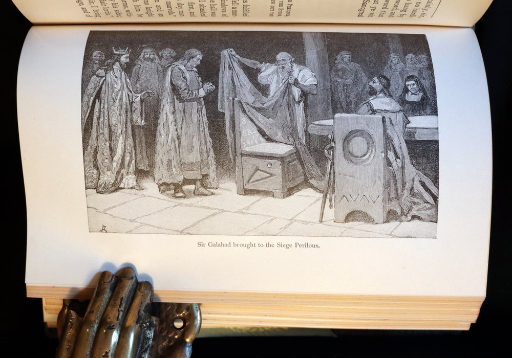 1896 Rare Book - The Boy's KING ARTHUR and of His Noble Knights of the Round Table illustrated.