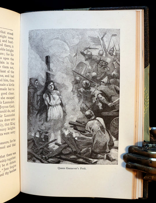 1896 Rare Book - The Boy's KING ARTHUR and of His Noble Knights of the Round Table illustrated.