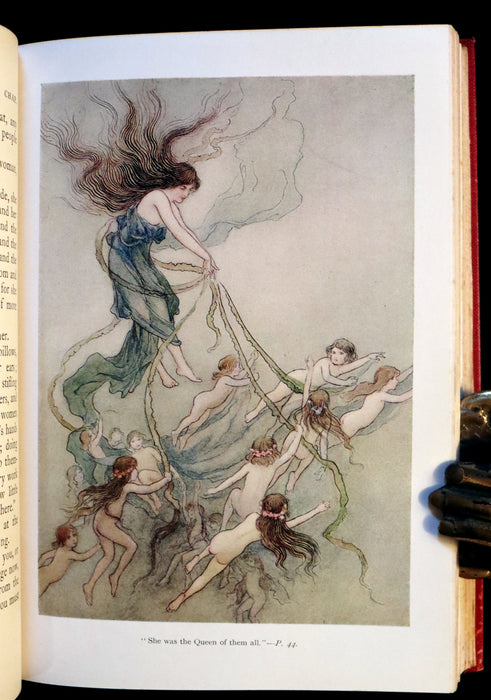 1927 Rare Book - Water-Babies Fairy Tale for a Land-Baby Illustrated by Warwick Goble.