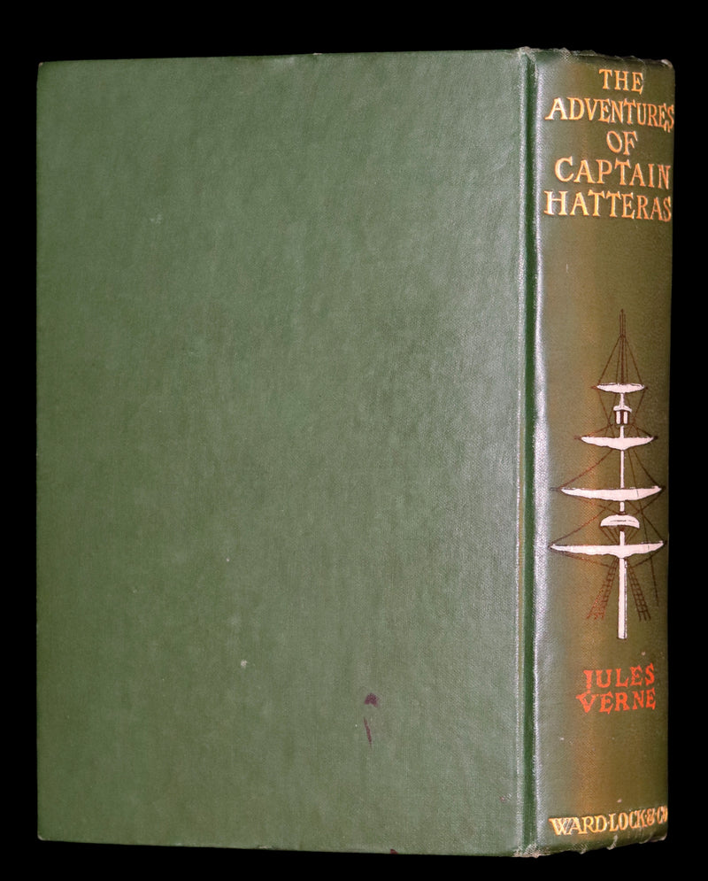 1909 Rare Book - JULES VERNE, The Adventures of Captain Hatteras. The English at the North Pole and The Ice Desert.