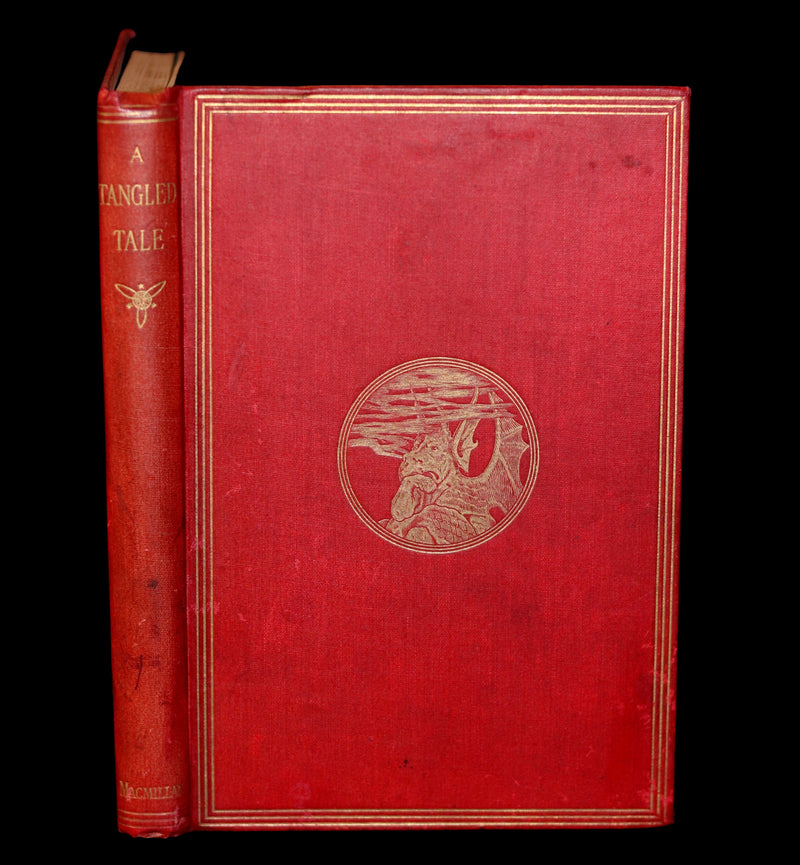 1885 Rare Book - A TANGLED TALE by Lewis Carroll, illustrated by Arthur B. Frost.