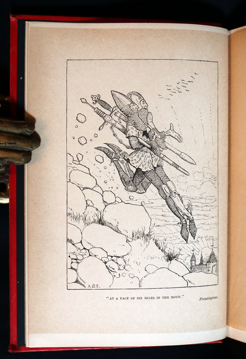 1885 Rare Book - A TANGLED TALE by Lewis Carroll, illustrated by Arthur B. Frost.