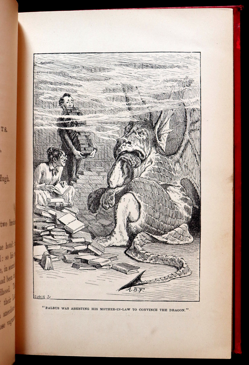 1885 Rare Book - A TANGLED TALE by Lewis Carroll, illustrated by Arthur B. Frost.