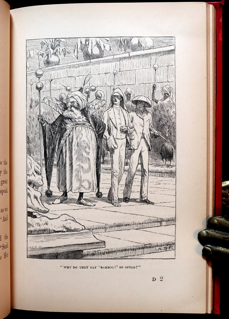 1885 Rare Book - A TANGLED TALE by Lewis Carroll, illustrated by Arthur B. Frost.
