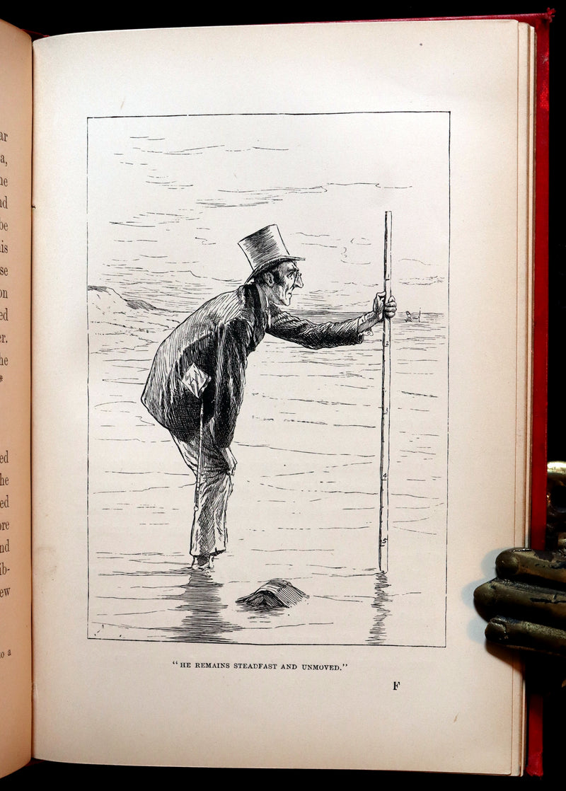 1885 Rare Book - A TANGLED TALE by Lewis Carroll, illustrated by Arthur B. Frost.