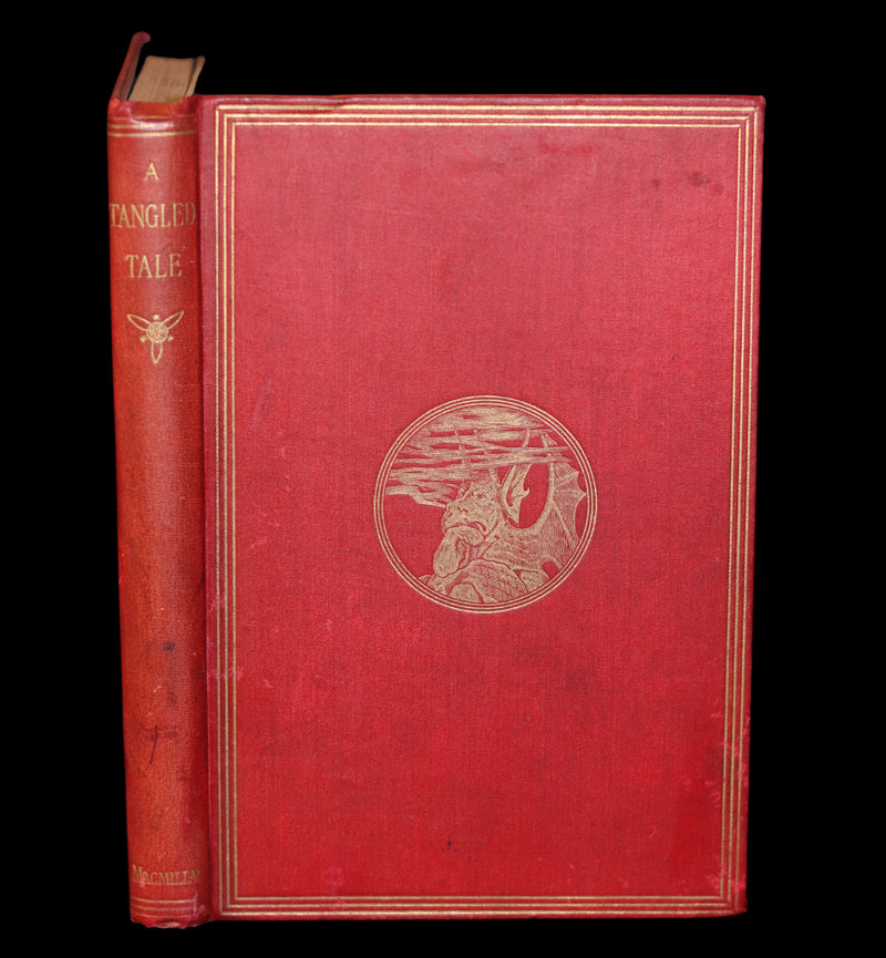 1885 Rare Book - A TANGLED TALE by Lewis Carroll, illustrated by Arthur B. Frost.