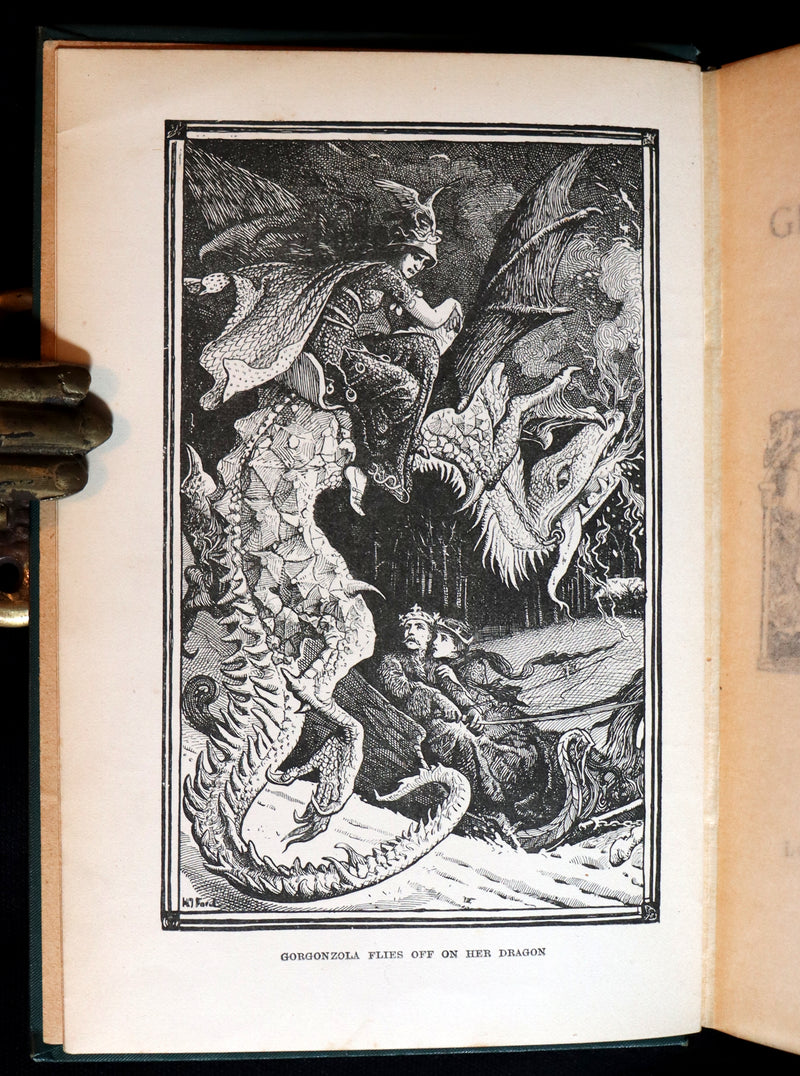 1899 Rare Book - The GREEN FAIRY BOOK by Andrew Lang Illustrated by H. J. FORD.