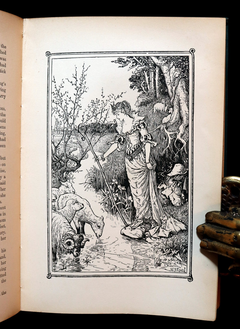 1899 Rare Book - The GREEN FAIRY BOOK by Andrew Lang Illustrated by H. J. FORD.