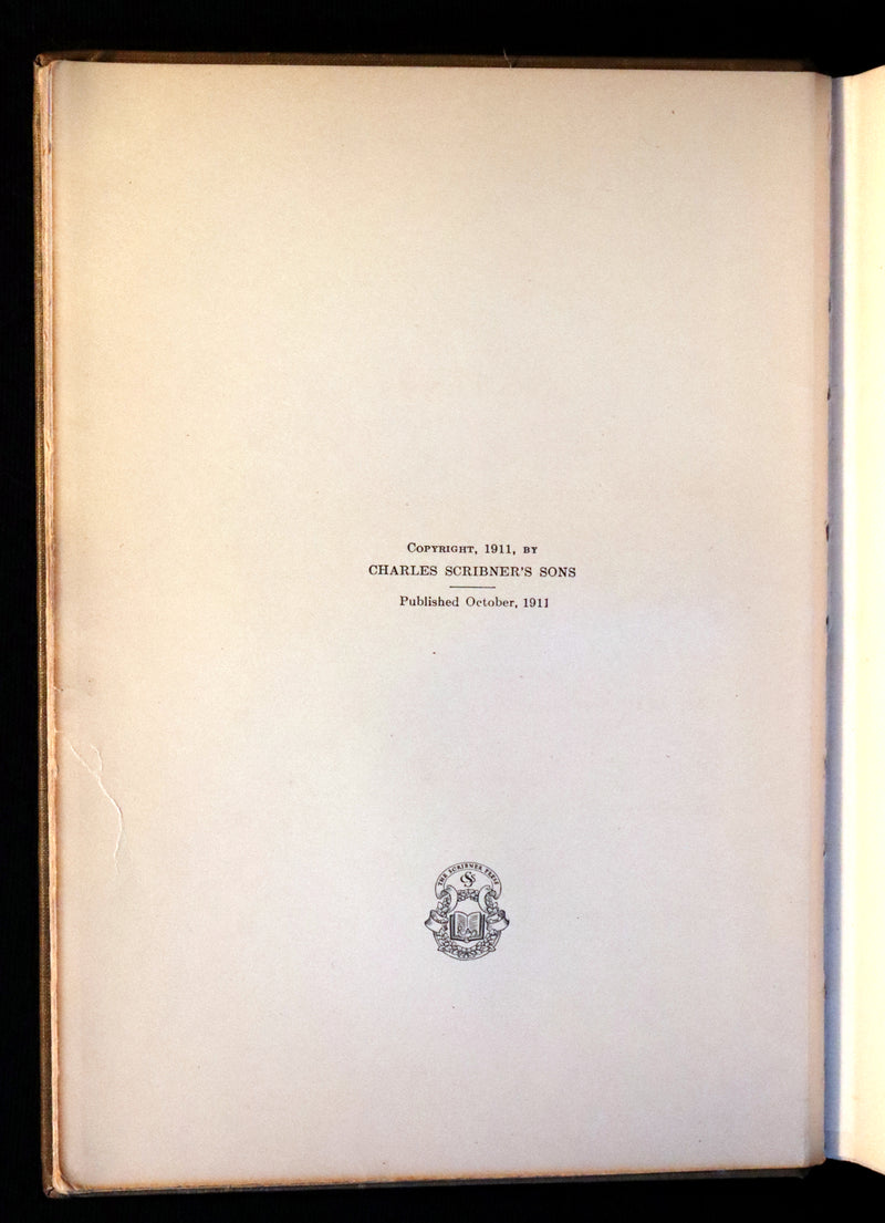 1911 Rare PETER PAN First Edition - PETER and WENDY by James Matthew Barrie illustrated by F.D. Bedford.