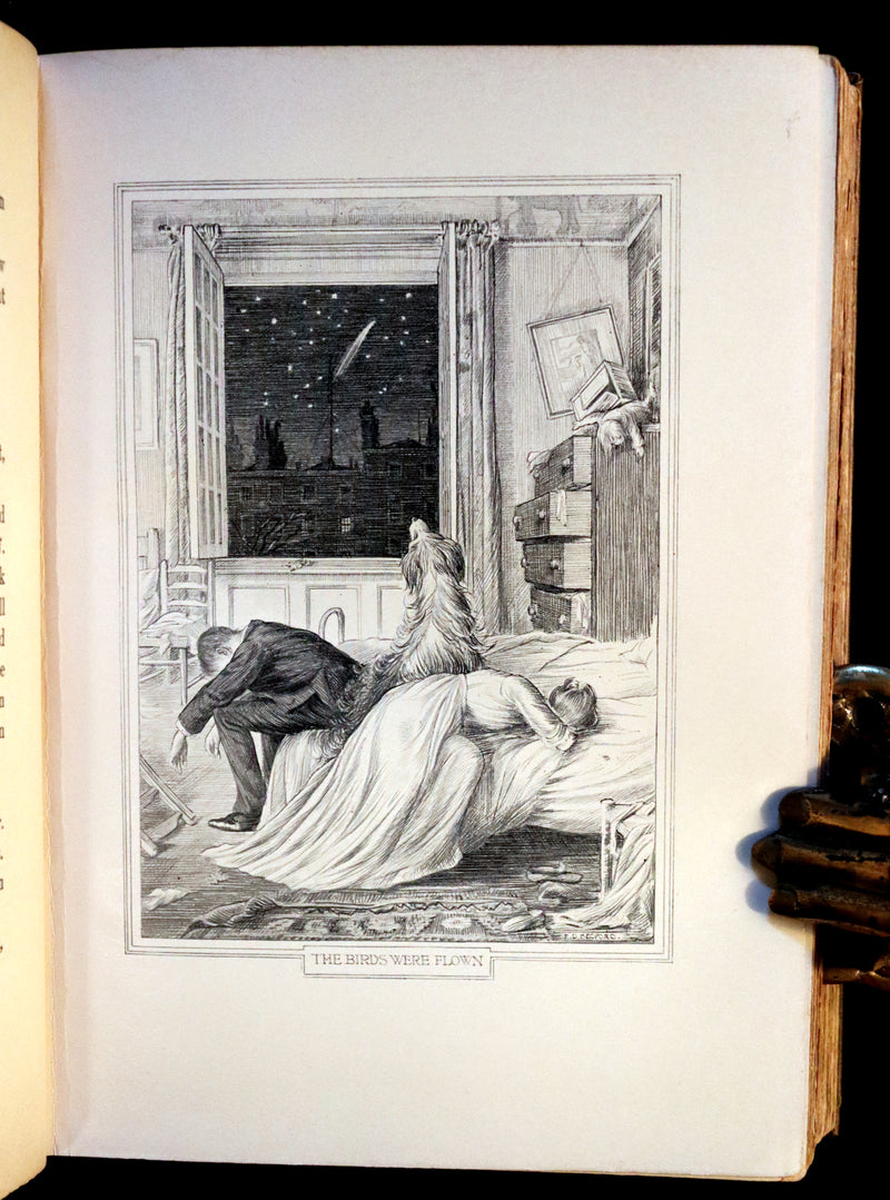 1911 Rare PETER PAN First Edition - PETER and WENDY by James Matthew Barrie illustrated by F.D. Bedford.