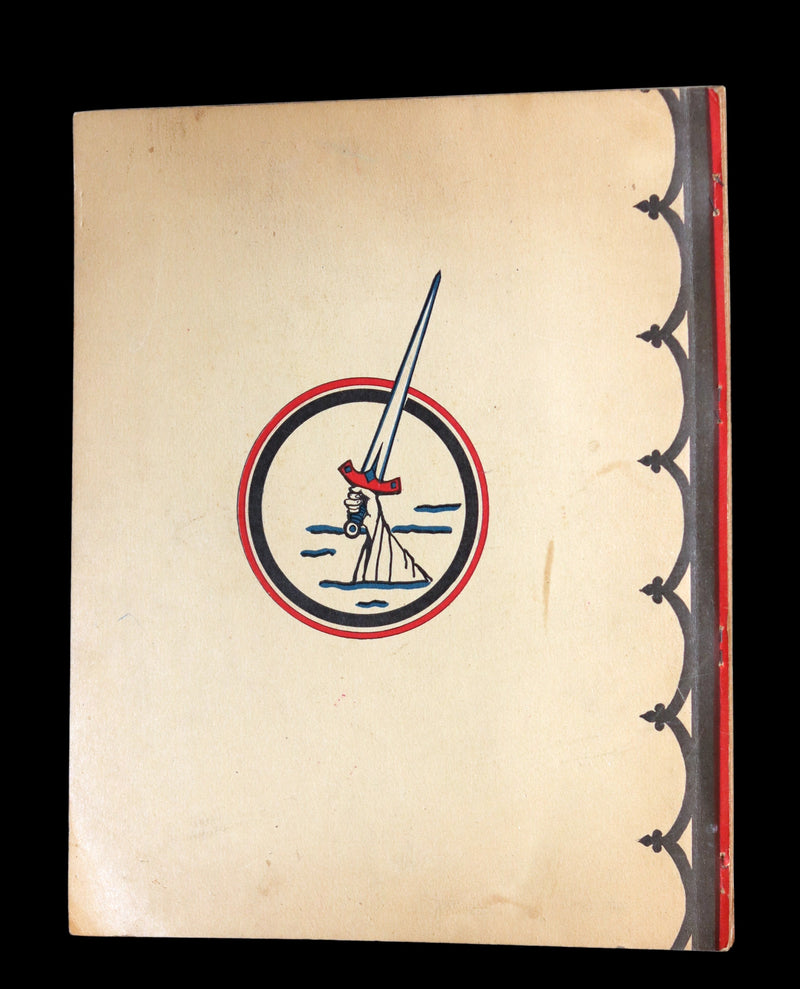 1928 Scarce uncut Playbook - The Playbook of KING ARTHUR. His Court, Queens, Knights of the Round Table.