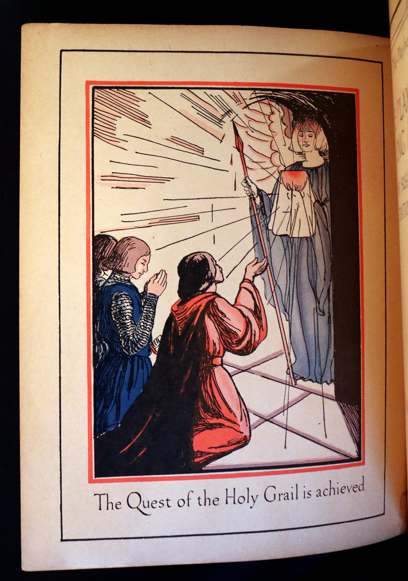 1928 Scarce uncut Playbook - The Playbook of KING ARTHUR. His Court, Queens, Knights of the Round Table.