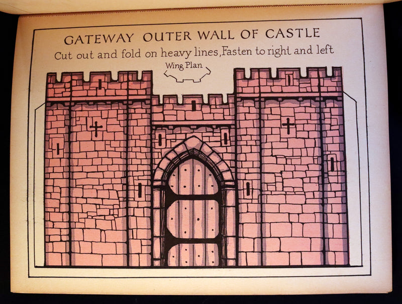 1928 Scarce uncut Playbook - The Playbook of KING ARTHUR. His Court, Queens, Knights of the Round Table.