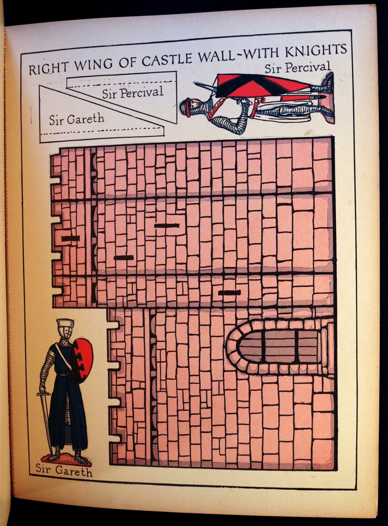 1928 Scarce uncut Playbook - The Playbook of KING ARTHUR. His Court, Queens, Knights of the Round Table.