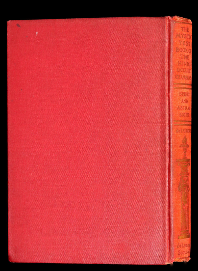 1909 Scarce Book -The Mystic Test Book of the Hindu Occult Chambers by de Laurence. Magic and Occultism in India. Crystal Gazing.