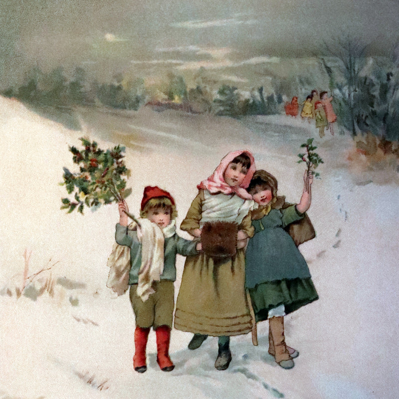 1887 Scarce Victorian Book ~ Christmas Roses illustrated by Lizzie Lawson Mack.