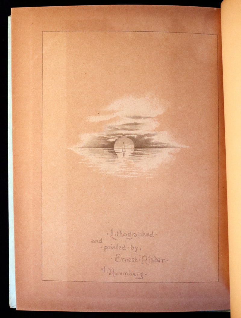 1887 Scarce Victorian Book ~ Christmas Roses illustrated by Lizzie Lawson Mack.