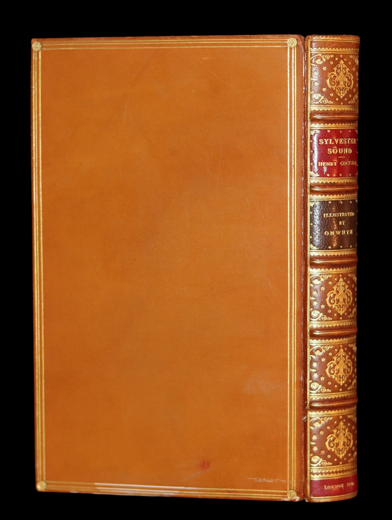 1849 Rare Book bound by Morrell - Sylvester Sound the SOMNAMBULIST by Henry Cockton. Illustrated.