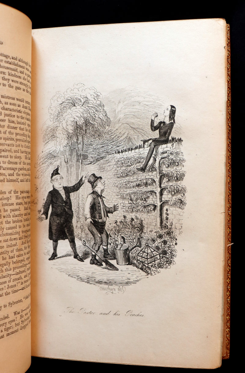 1849 Rare Book bound by Morrell - Sylvester Sound the SOMNAMBULIST by Henry Cockton. Illustrated.