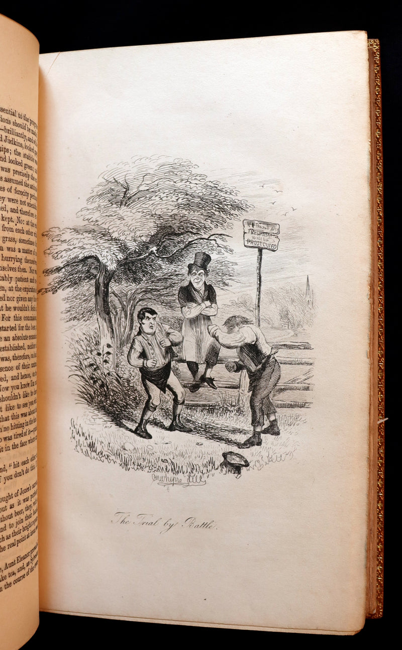 1849 Rare Book bound by Morrell - Sylvester Sound the SOMNAMBULIST by Henry Cockton. Illustrated.
