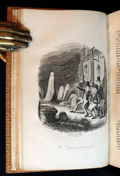 1849 Rare Book bound by Morrell - Sylvester Sound the SOMNAMBULIST by Henry Cockton. Illustrated.