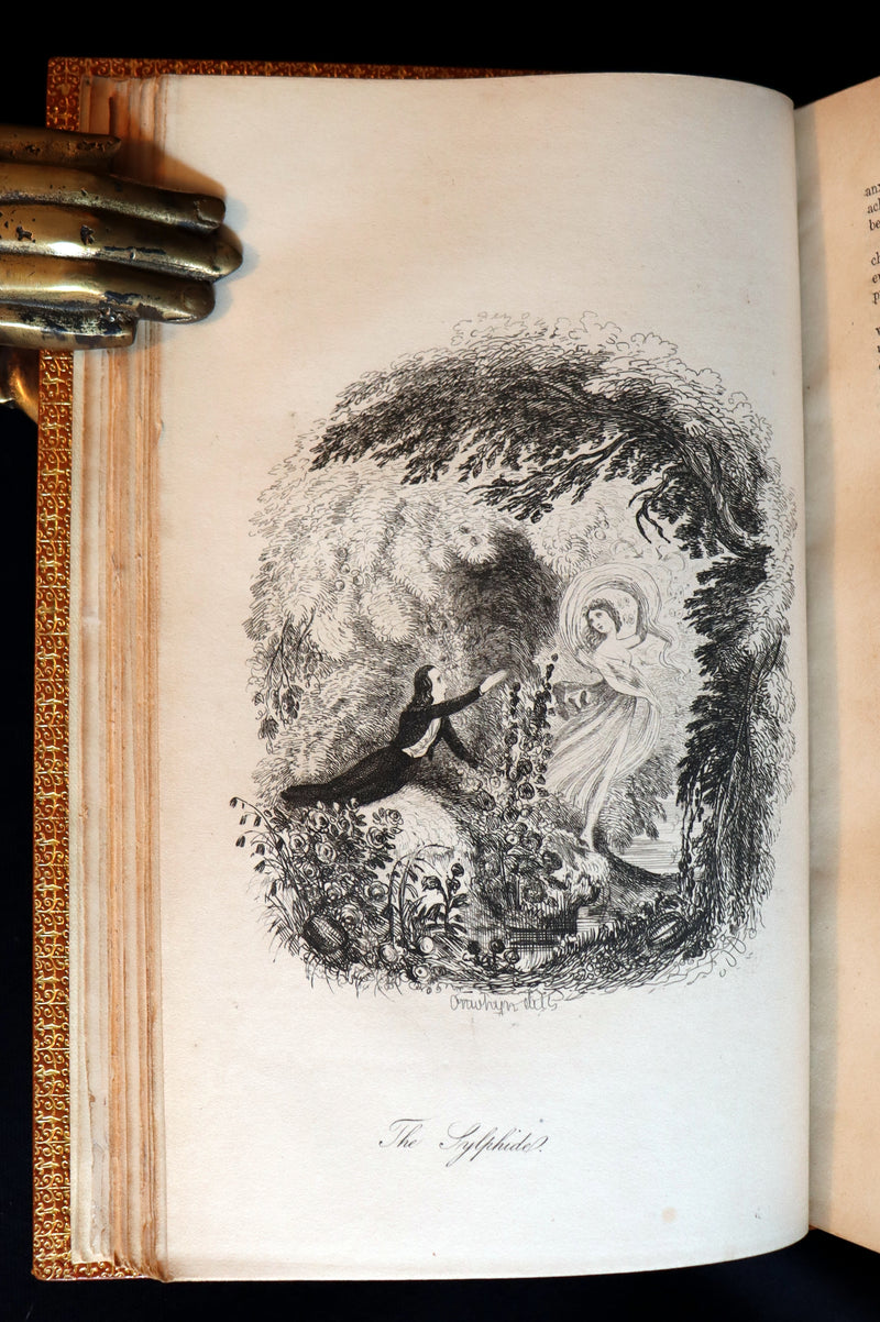 1849 Rare Book bound by Morrell - Sylvester Sound the SOMNAMBULIST by Henry Cockton. Illustrated.