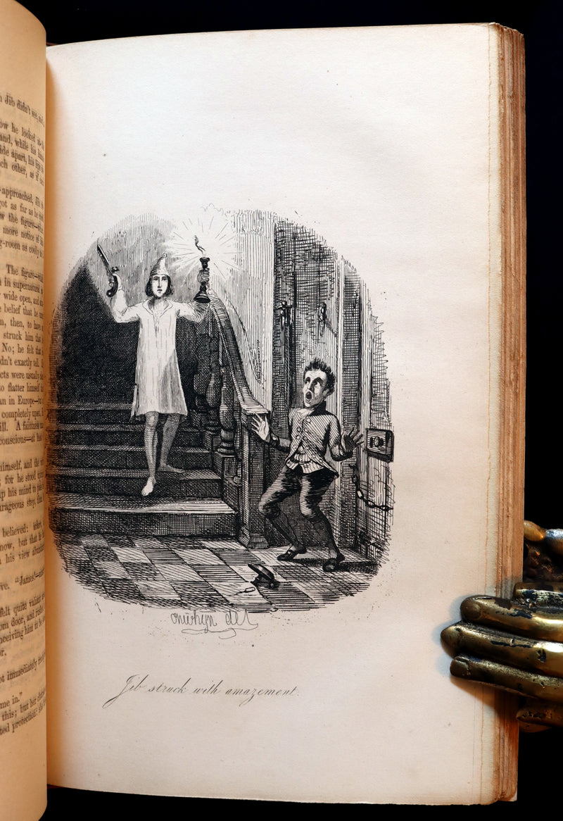 1849 Rare Book bound by Morrell - Sylvester Sound the SOMNAMBULIST by Henry Cockton. Illustrated.