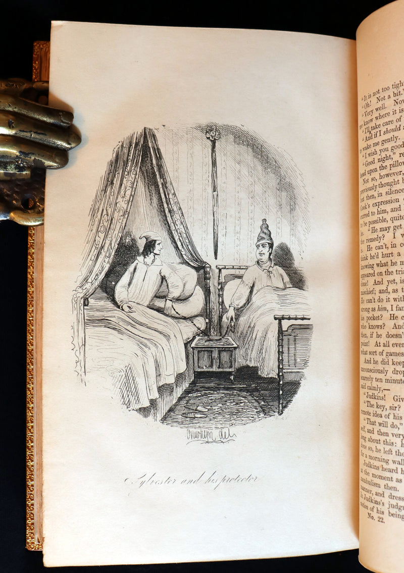 1849 Rare Book bound by Morrell - Sylvester Sound the SOMNAMBULIST by Henry Cockton. Illustrated.