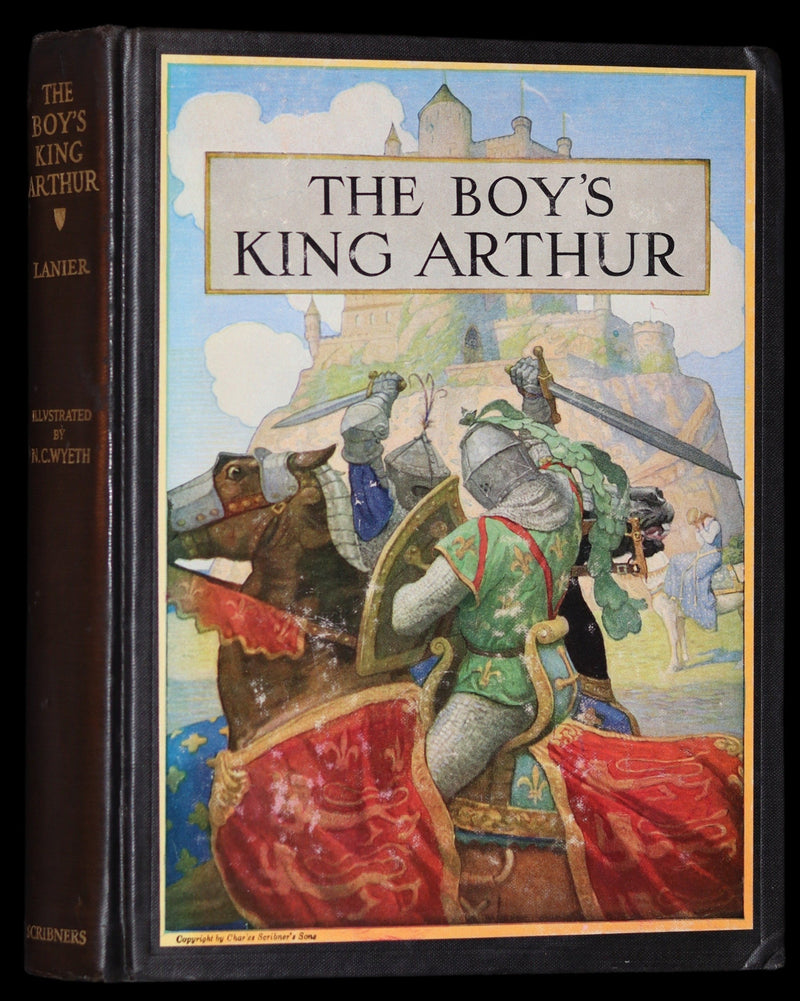1922 Rare Book - The Boy's King Arthur and His Knights of the Round Table illustrated by N. C. Wyeth.
