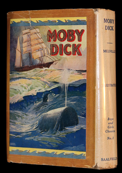1931 Rare Book - Moby Dick or The Whale by Herman Melville illustrated by Alfred Staten Conyers.