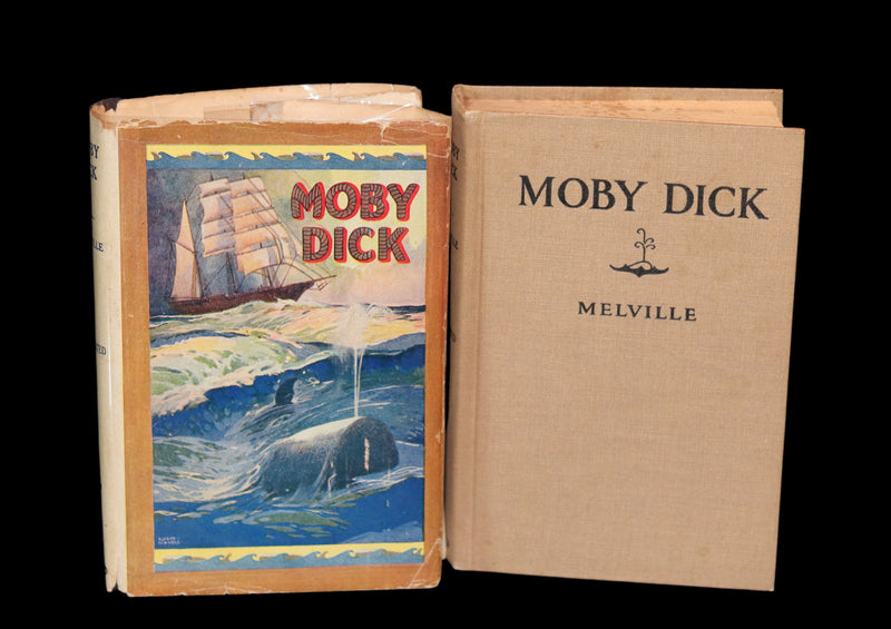 1931 Rare Book - Moby Dick or The Whale by Herman Melville illustrated by Alfred Staten Conyers.