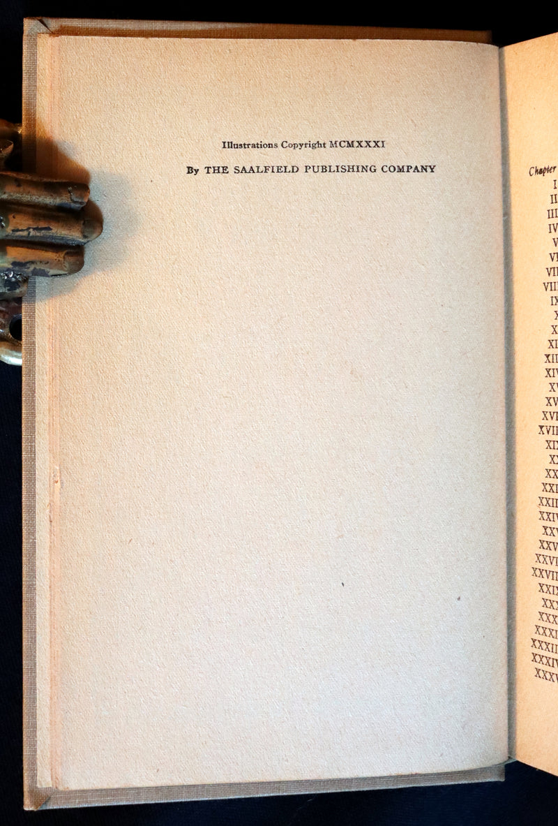 1931 Rare Book - Moby Dick or The Whale by Herman Melville illustrated by Alfred Staten Conyers.