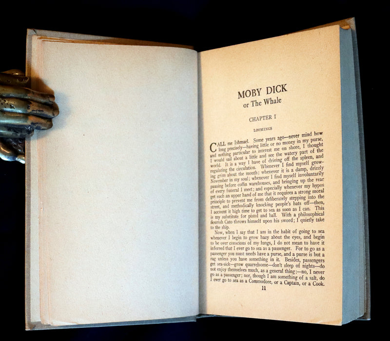 1931 Rare Book - Moby Dick or The Whale by Herman Melville illustrated by Alfred Staten Conyers.