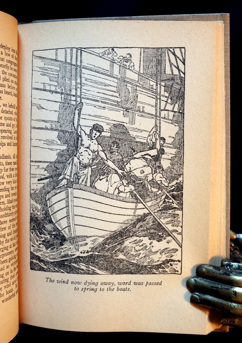 1931 Rare Book - Moby Dick or The Whale by Herman Melville illustrated by Alfred Staten Conyers.