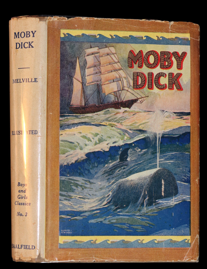 1931 Rare Book - Moby Dick or The Whale by Herman Melville illustrated by Alfred Staten Conyers.