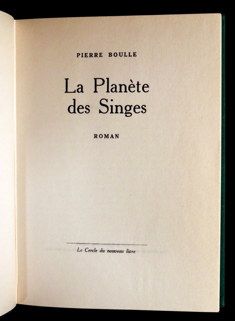 1963 Rare First Limited Edition #64 - La Planete des Singes (The Planet of the Apes) by Pierre Boulle.