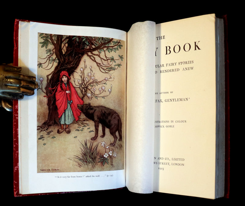 1923 Rare 1st Octavo Edition - THE FAIRY BOOK by Dinah CRAIK Illustrated by Warwick Goble.