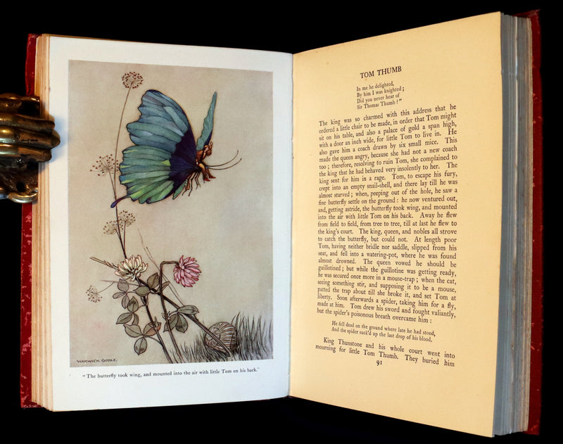1923 Rare 1st Octavo Edition - THE FAIRY BOOK by Dinah CRAIK Illustrated by Warwick Goble.