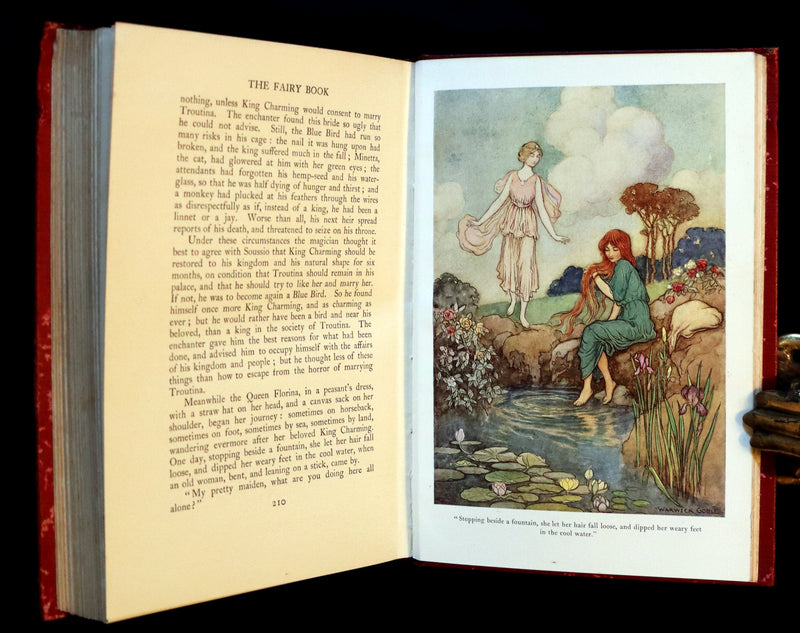 1923 Rare 1st Octavo Edition - THE FAIRY BOOK by Dinah CRAIK Illustrated by Warwick Goble.