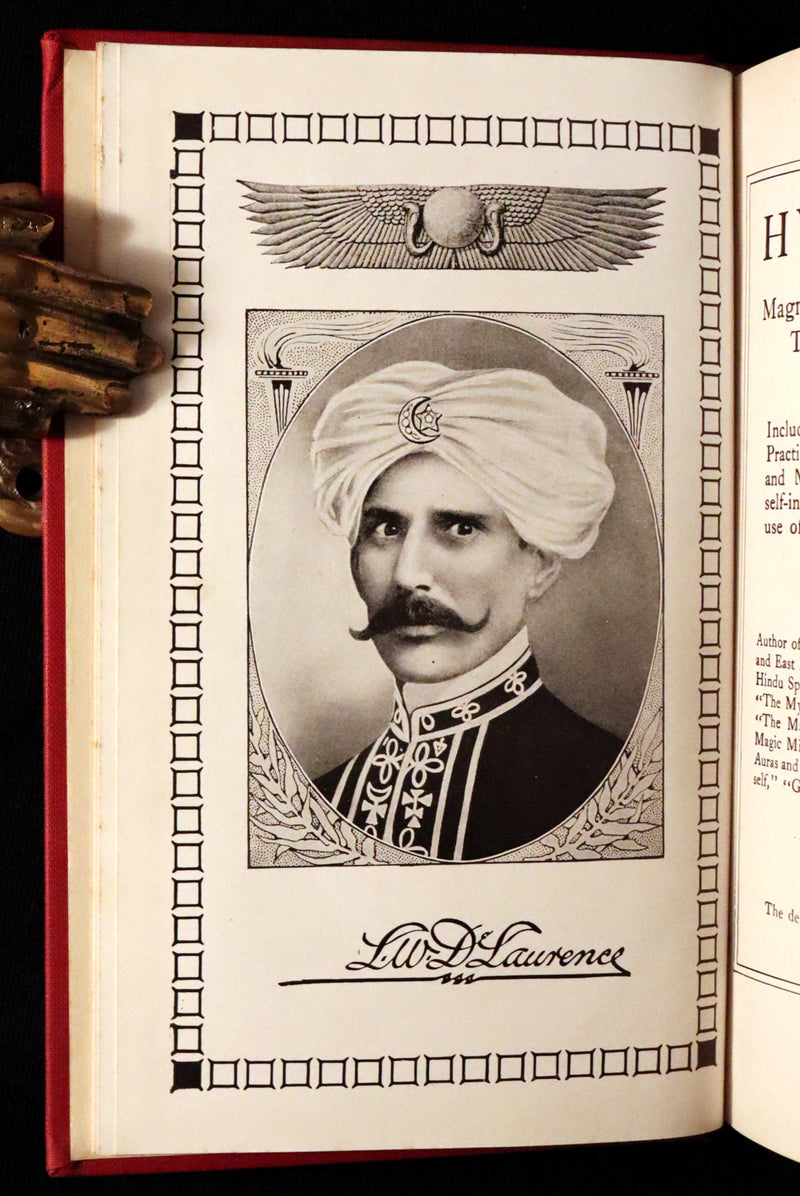 1916 Scarce Book - HYPNOTISM, Magnetism, Mesmerism & Magnetic Healing by de Laurence.