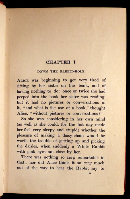 1907 Scarce Book - ALICE's Adventures in Wonderland illustrated by Thomas Maybank.