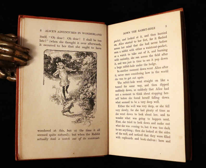 1907 Scarce Book - ALICE's Adventures in Wonderland illustrated by Thomas Maybank.