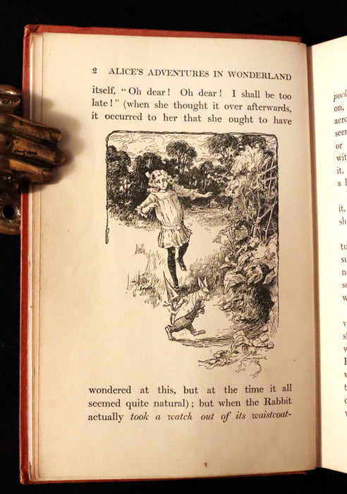 1907 Scarce Book - ALICE's Adventures in Wonderland illustrated by Thomas Maybank.