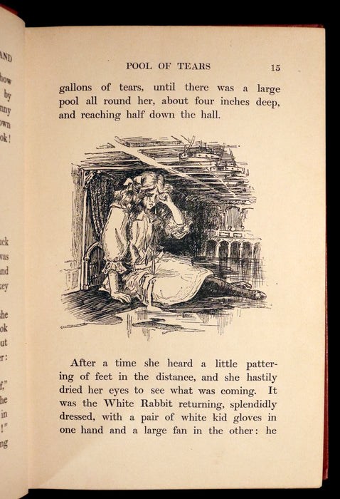 1907 Scarce Book - ALICE's Adventures in Wonderland illustrated by Thomas Maybank.